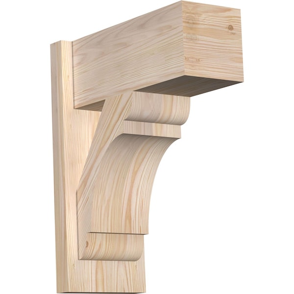 Ekena Millwork Olympic Block Smooth Outlooker, Douglas Fir, 7 1/2"W x 16"D x 20"H OUT08X16X20OLY05SDF - main
